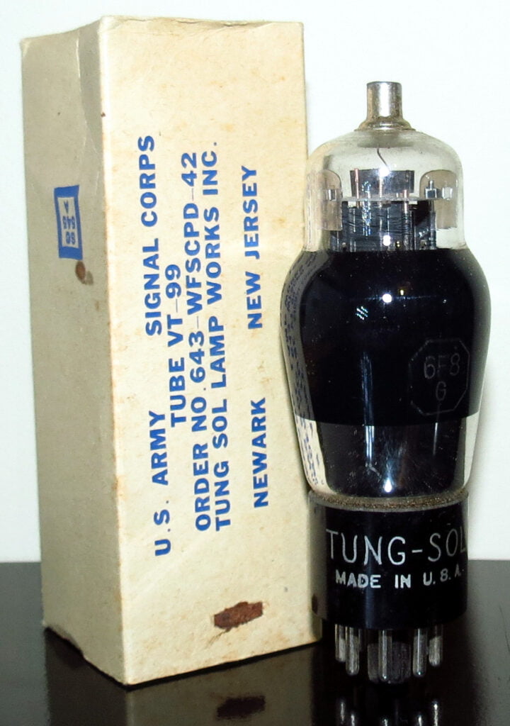 Tung-Sol 6F8G-VT-99 Black Glass