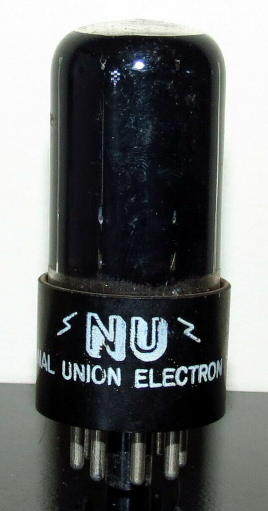 National Union 6SL7-ECC35 Black Glass