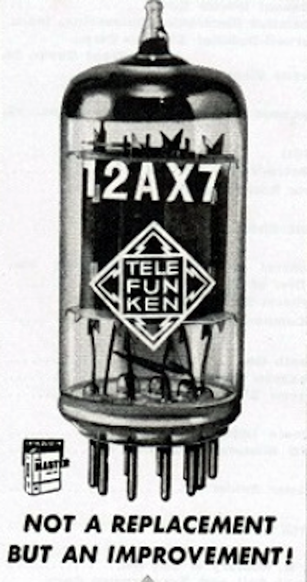 A brief history of 12ax7 tubes